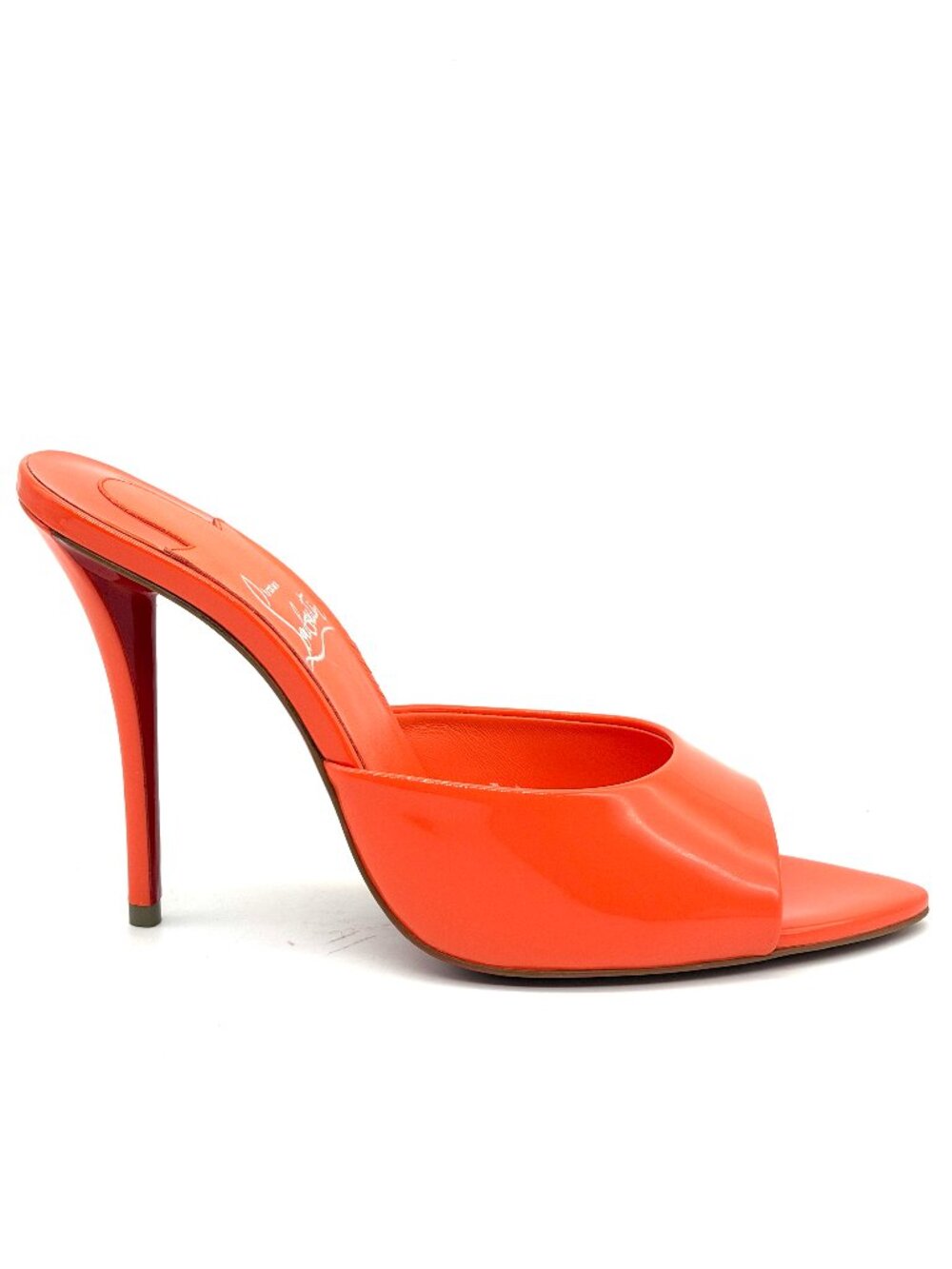 Christian Louboutin MISS Z MULE 100 Patent Leather Sandals Heels Caruzo - Picture 11 of 16